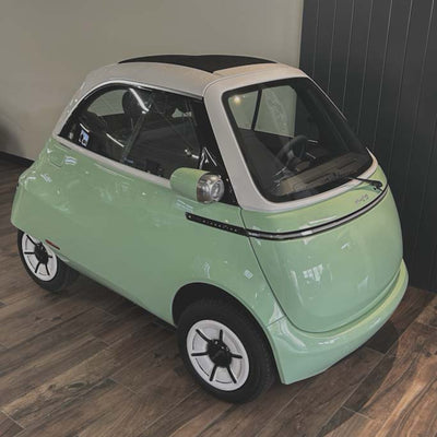 Microlino - Two Tone Paint option - Paris Mint and White