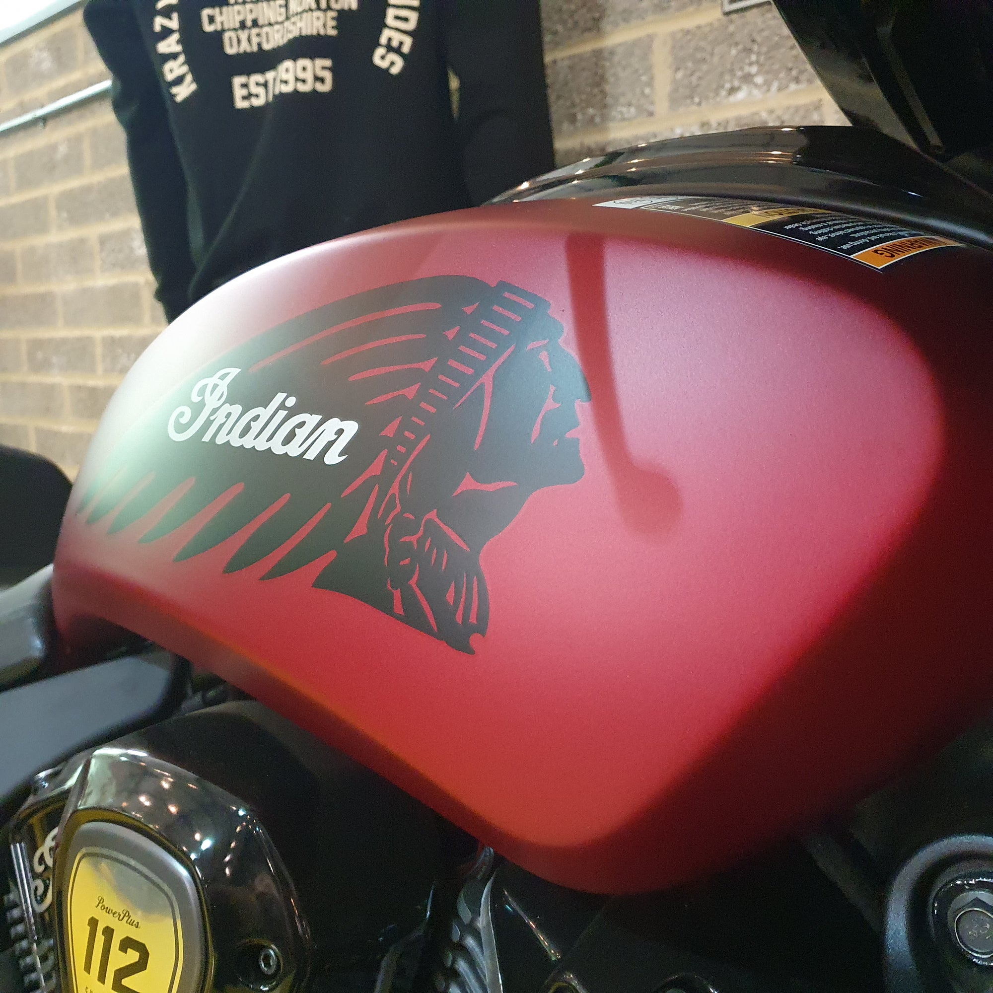 Indian Chieftain Dark Horse Power Plus 112 - Sunset Red Smoke