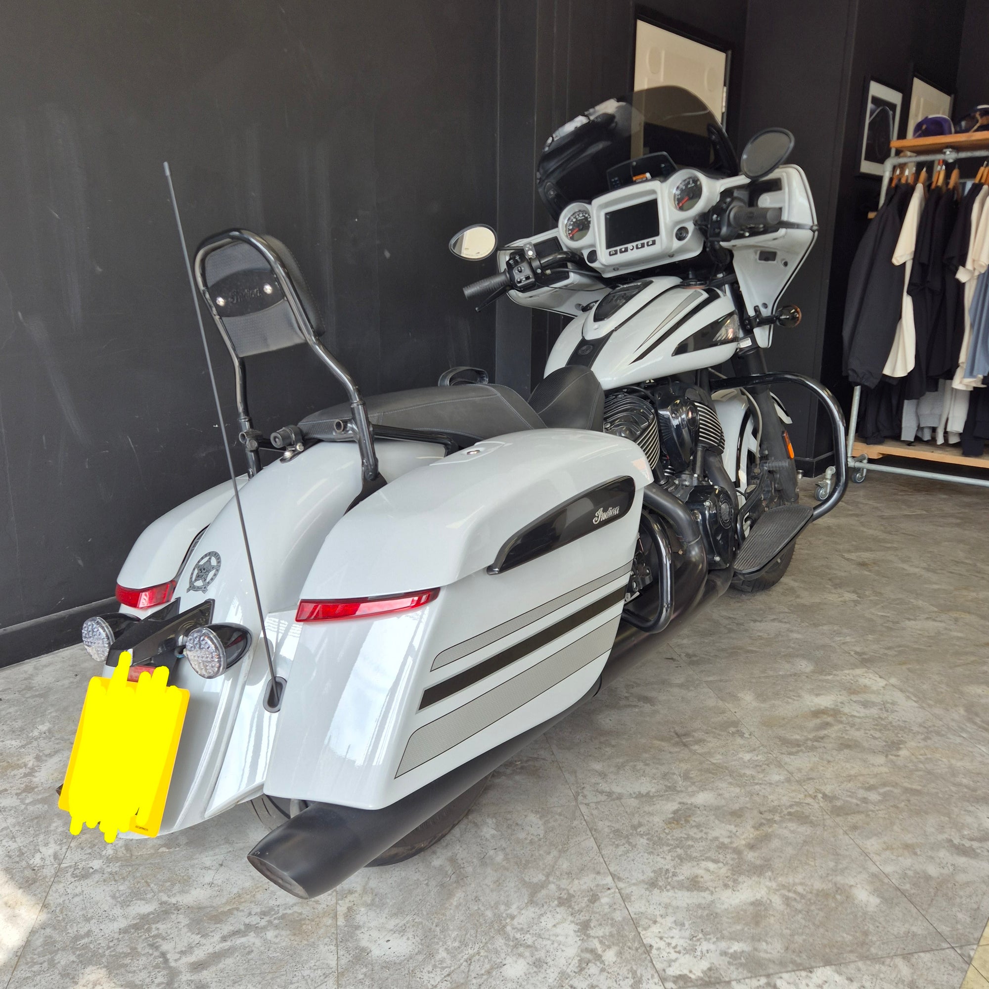 2020 Indian Chieftain Dark Horse 116 - Ghost Grey w/Graphics - Preloved