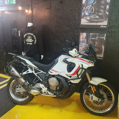 Enduro Veloce LXP Edi Orioli - Pearl White Metallic Black