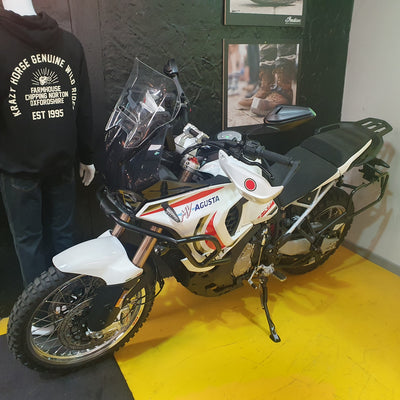 Enduro Veloce LXP Edi Orioli - Pearl White Metallic Black