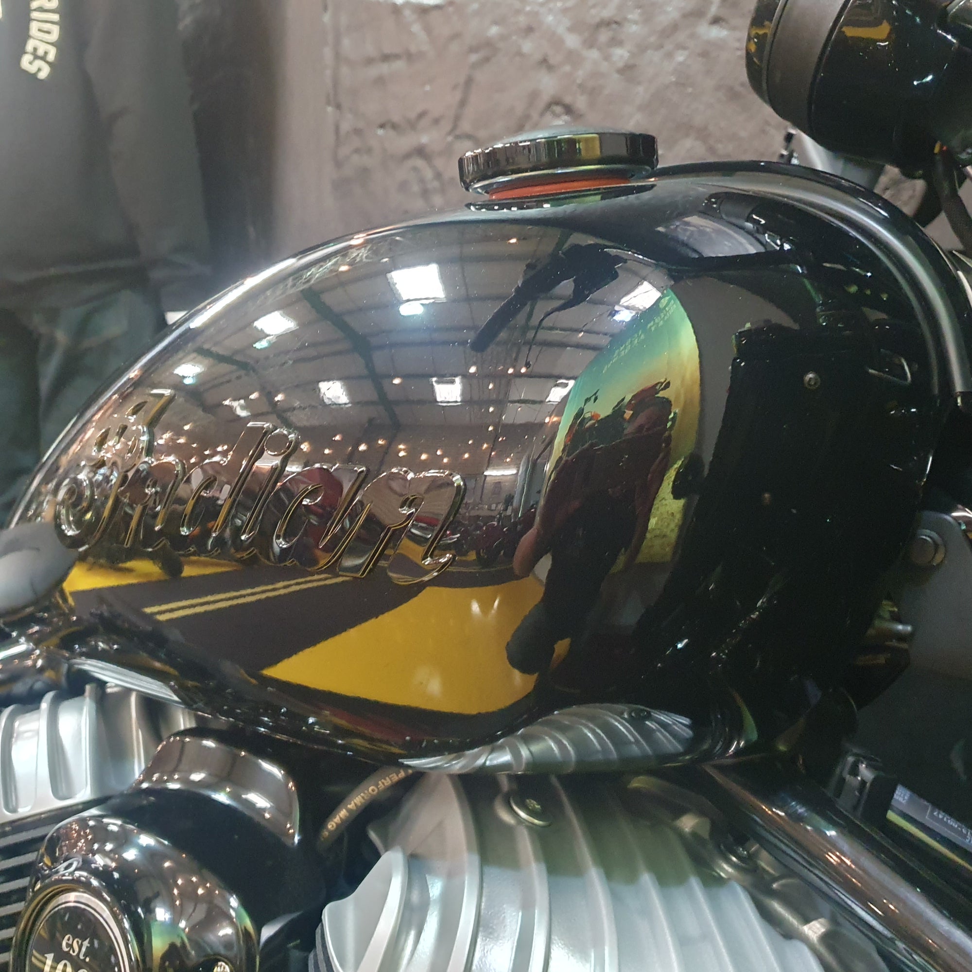 Indian Chief Vintage - Black Metallic