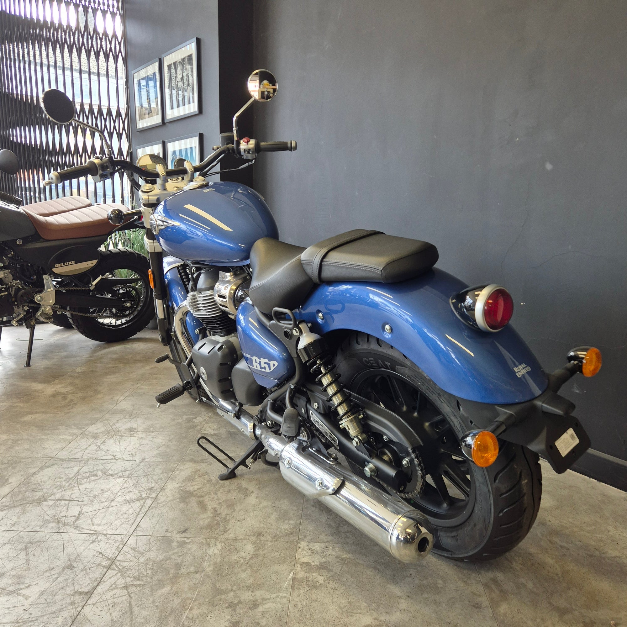 Royal Enfield Super Meteor 650 -  Astral Blue - A pre-registered bargain!