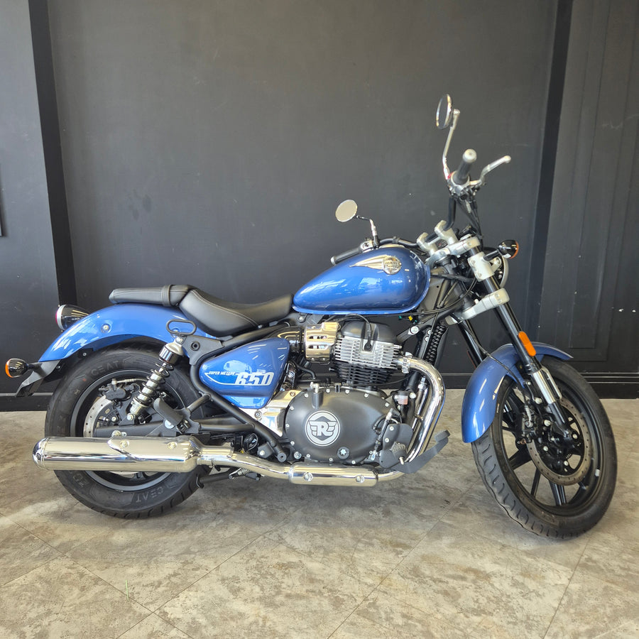 Royal Enfield Super Meteor 650 -  Astral Blue - A pre-registered bargain!