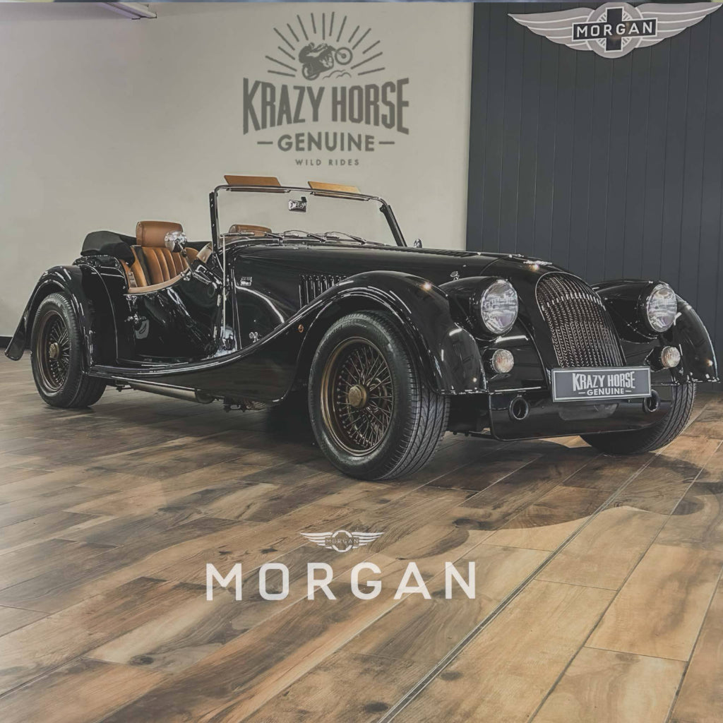SOLD - Morgan Plus 4 Traditional - Morgan Piano Black