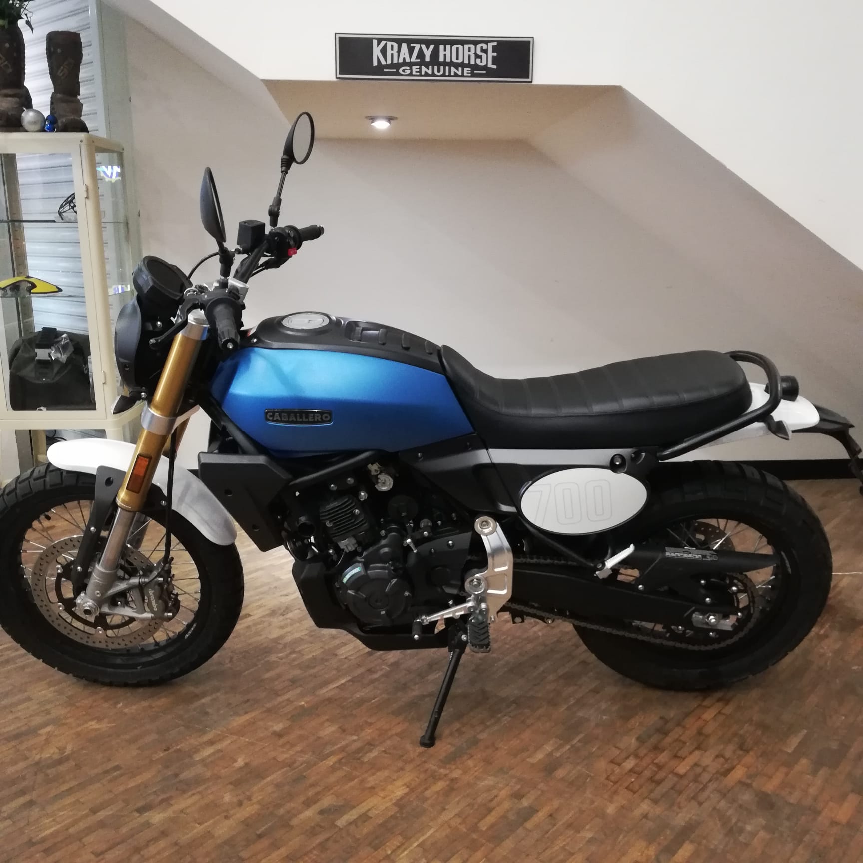 FANTIC SC700 SCRAMBLER - Matt Blue