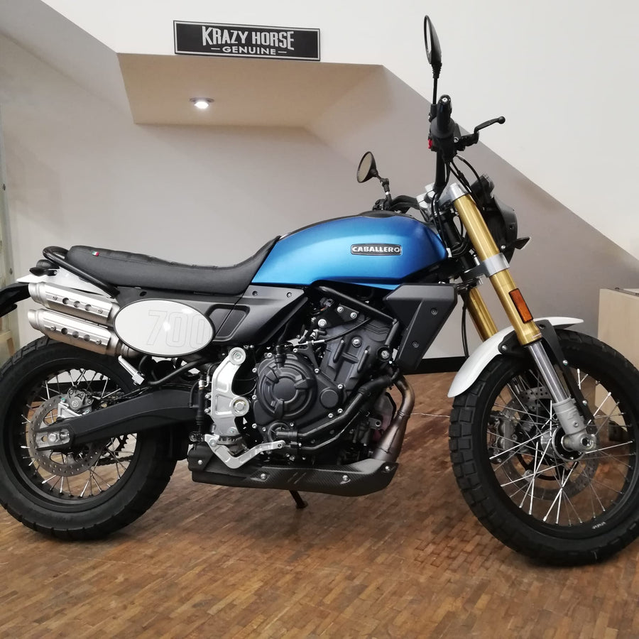 FANTIC SC700 SCRAMBLER - Matt Blue 