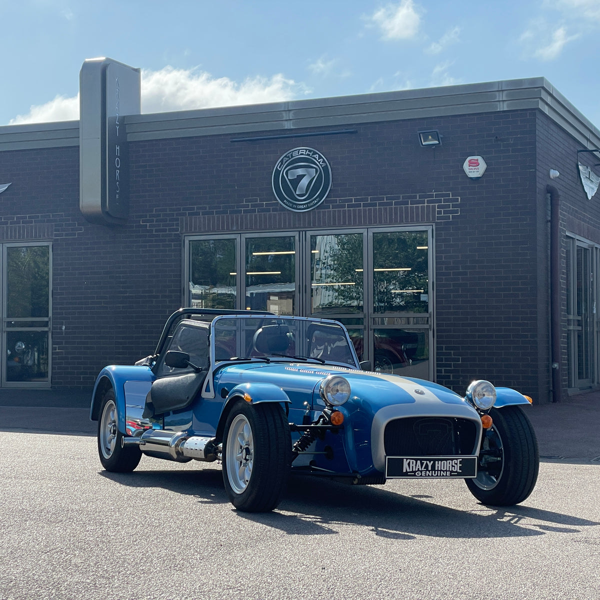 SOLD - 21/21 CATERHAM SEVEN 360S LARGE CHASSIS - AUDI BLUE WITH BLACK LEATHER
