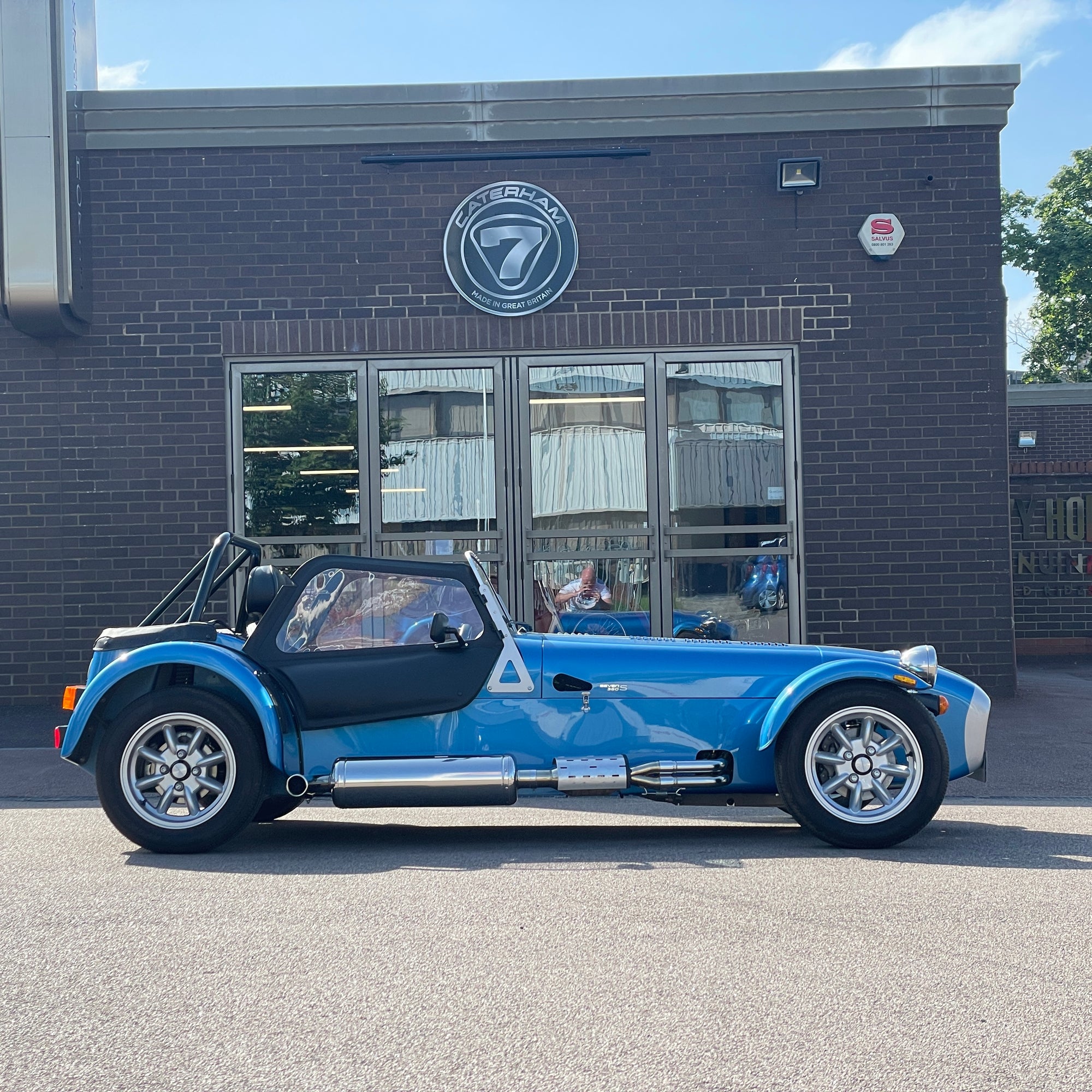 21/21 CATERHAM SEVEN 360S LARGE CHASSIS - AUDI BLUE WITH BLACK LEATHER
