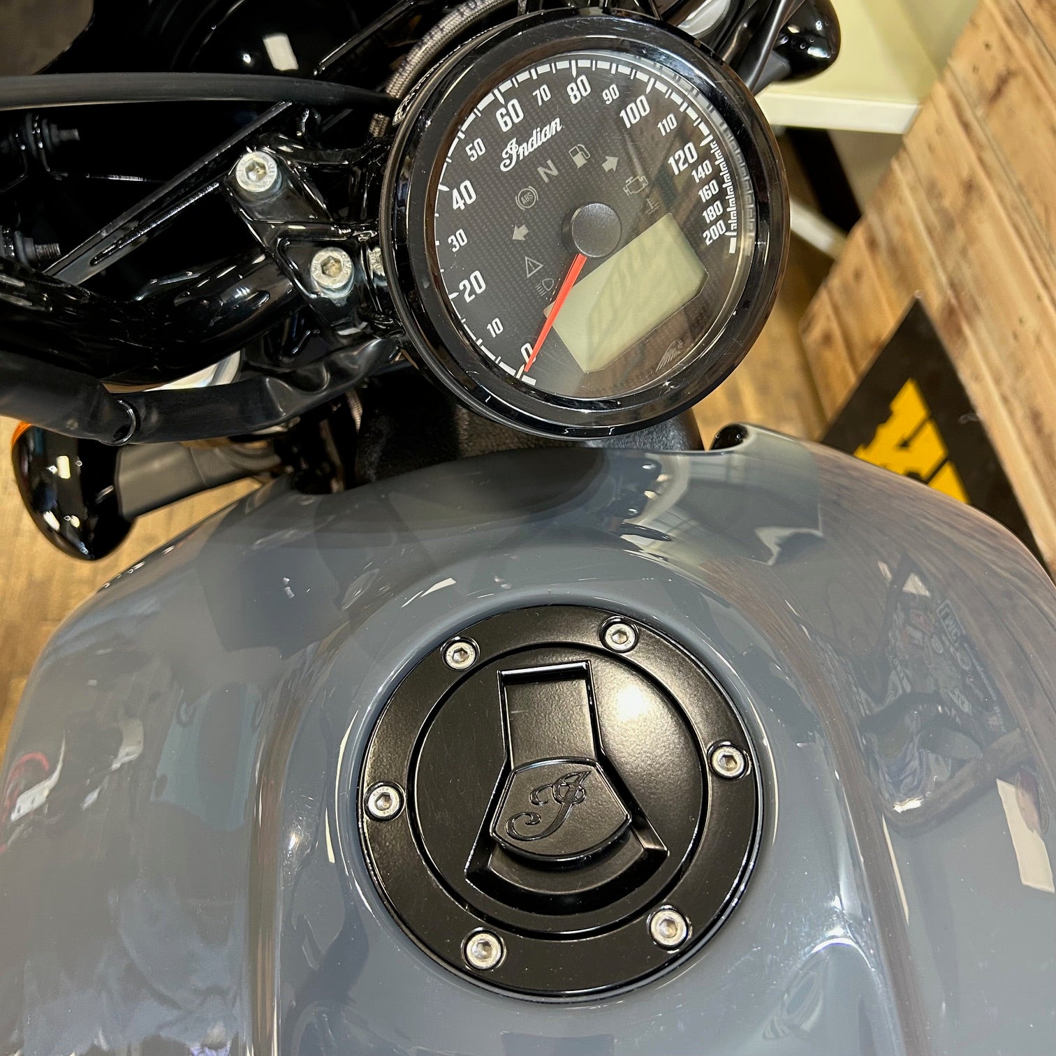 INDIAN SCOUT ROGUE - STEALTH GREY w/graphics - PreLoved