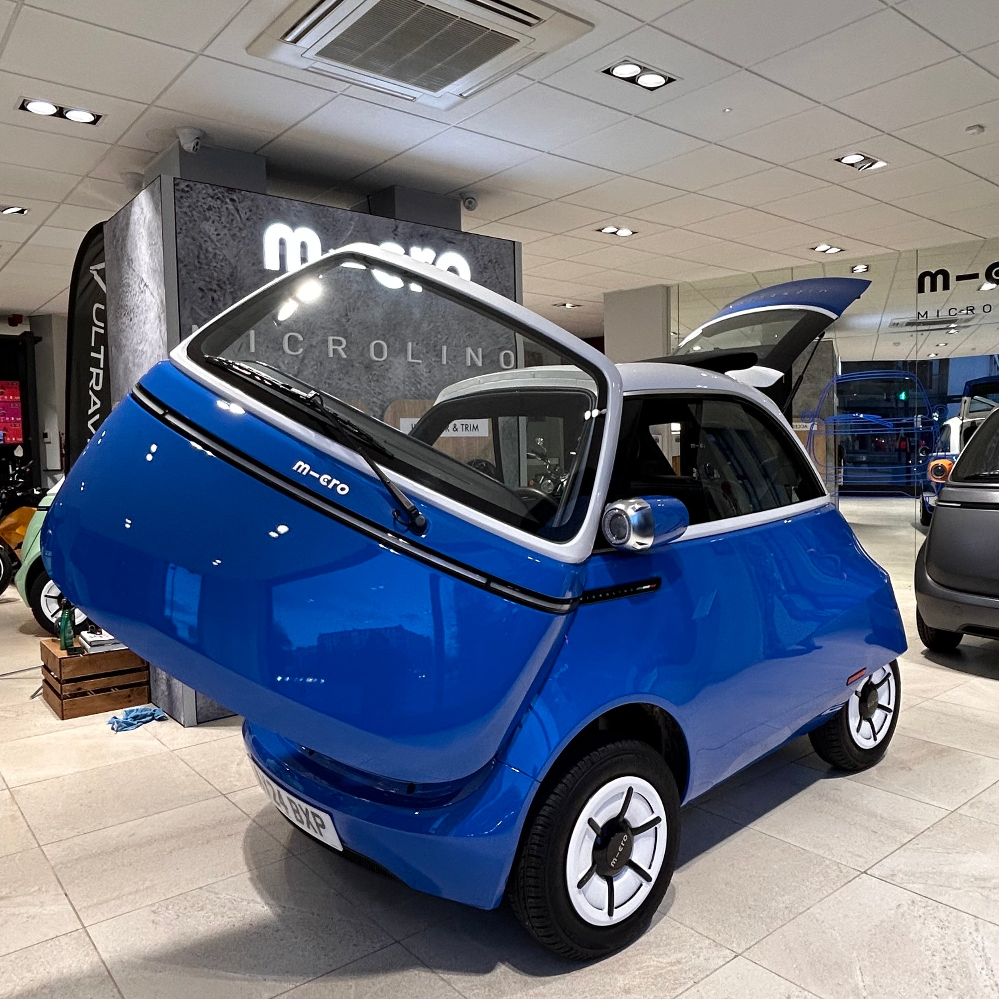 Microlino - Zurich Blue and White - PreLoved