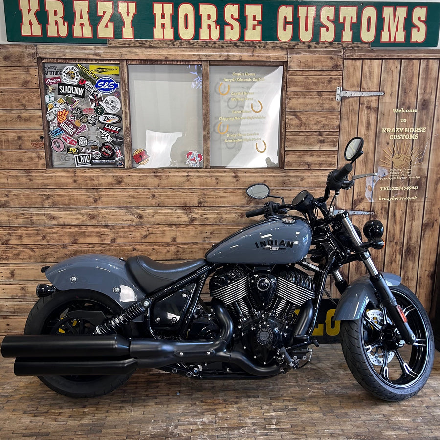 INDIAN CHIEF DARKHORSE - STEALTH GREY - PreLoved