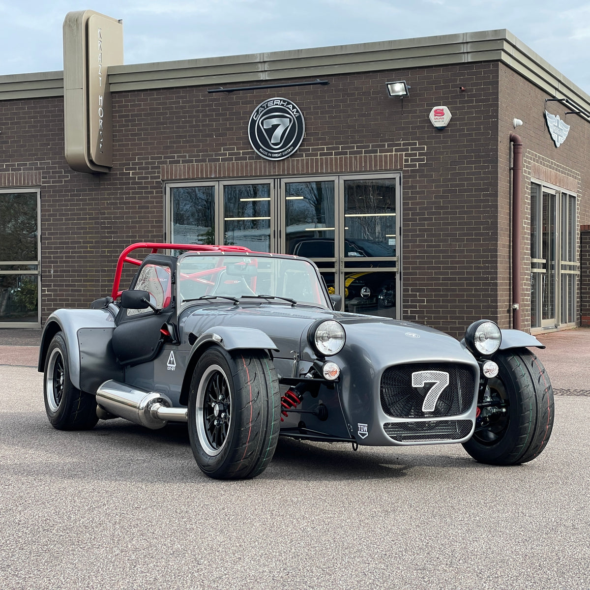 SOLD - BRAND NEW UNREGISTERED CATERHAM SEVEN 420CUP - DARK SILVER WITH BLACK