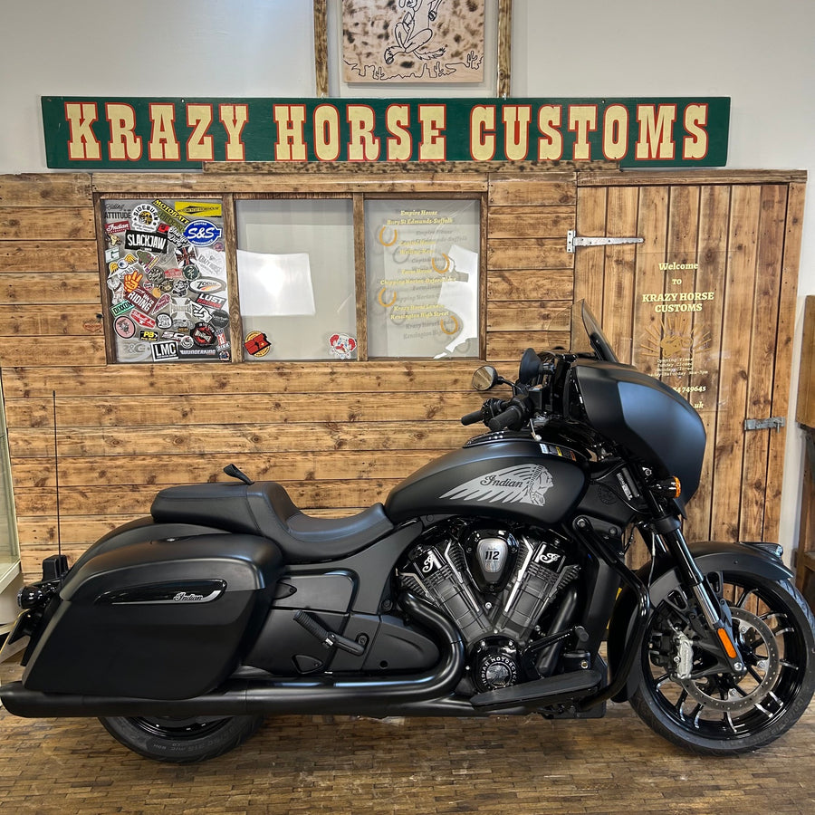 INDIAN CHIEFTAIN112 POWER PLUS -  BLACK SMOKE - PRELOVED 