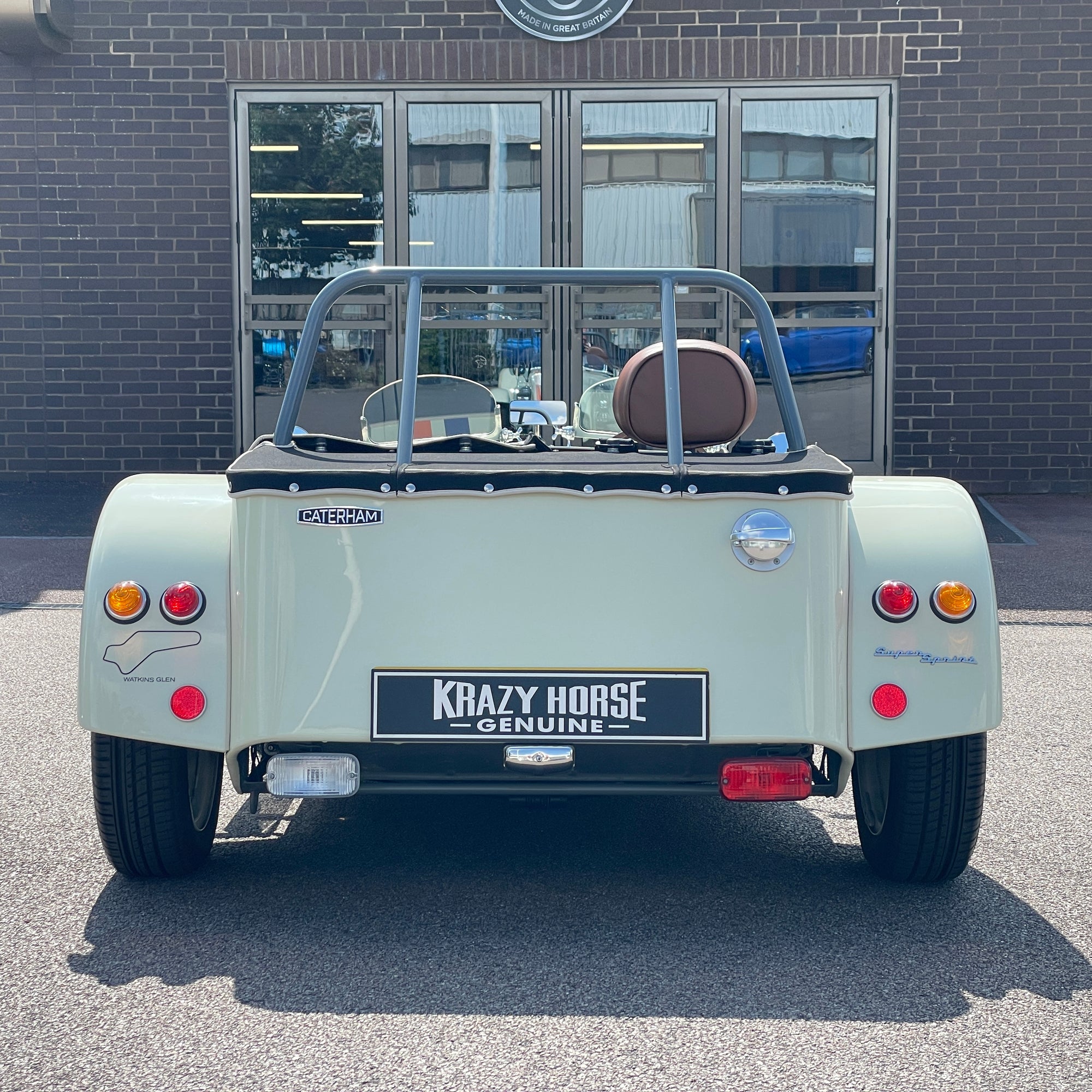 18/18 CATERHAM SUPERSPRINT – 1 0F 60 (No. 23) - Only UK WATKINS GLEN CAR – INCLUDES MATCHING HELMET