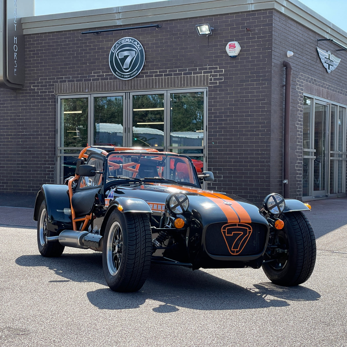 SOLD - 2018 CATERHAM ACADEMY - BARE ALUMINIUM BODY WITH BLACK WINGS AND NOSECONE