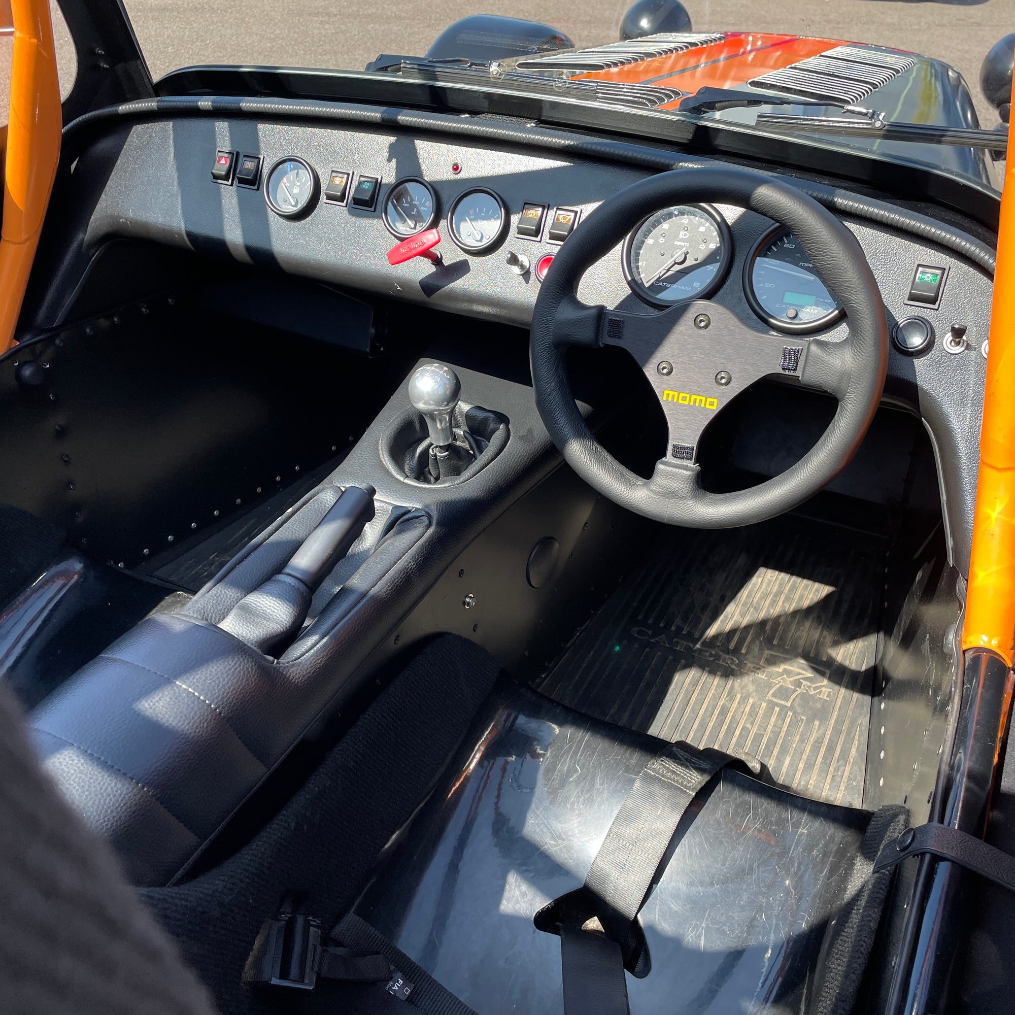 2018 CATERHAM ACADEMY - BARE ALUMINIUM BODY WITH BLACK WINGS AND NOSECONE