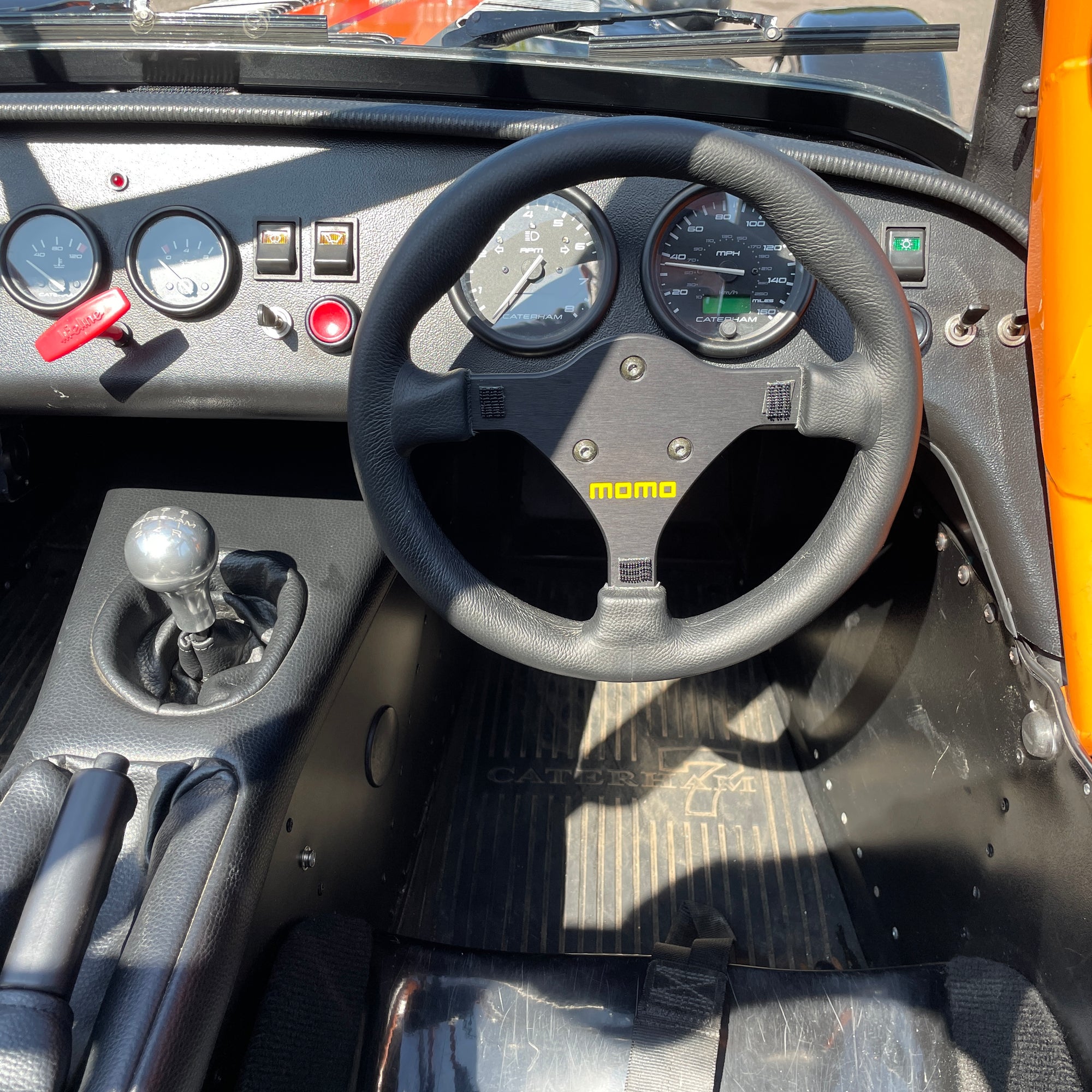 2018 CATERHAM ACADEMY - BARE ALUMINIUM BODY WITH BLACK WINGS AND NOSECONE