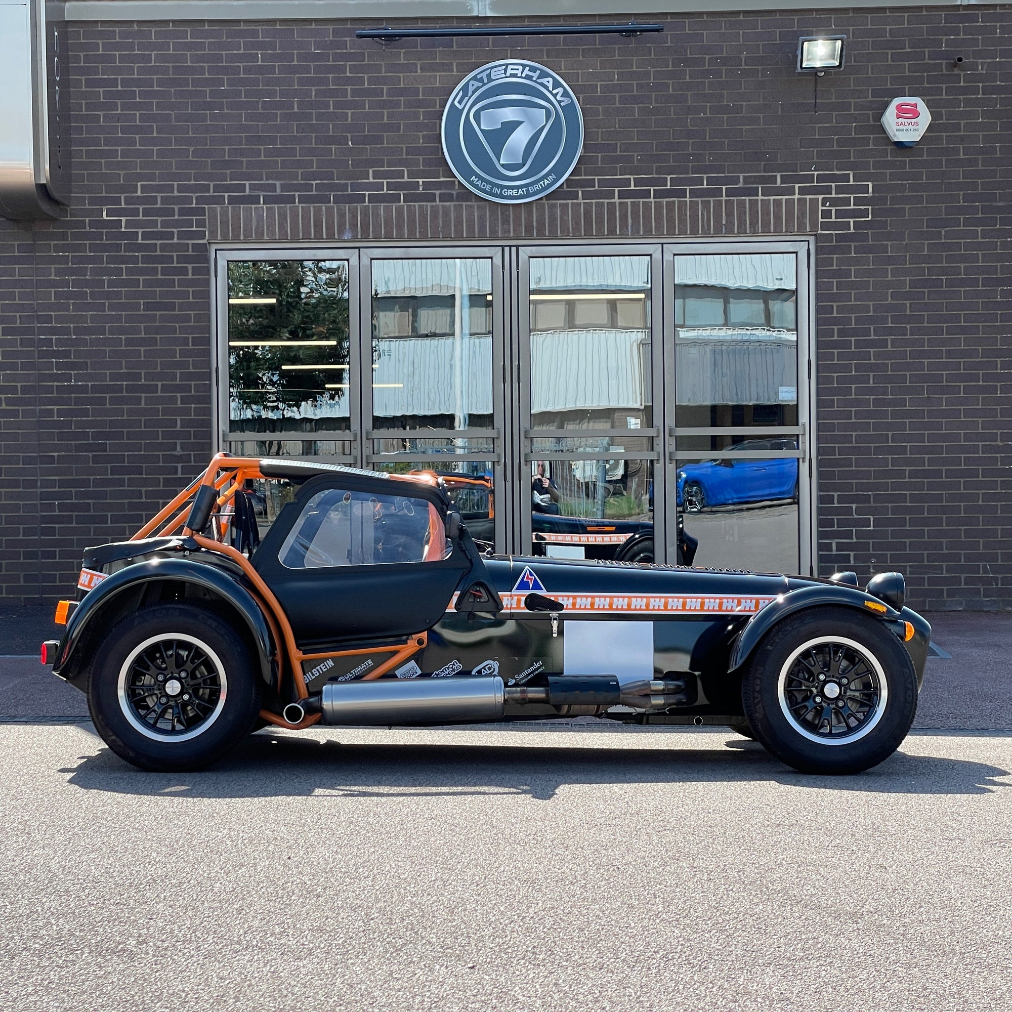 2018 CATERHAM ACADEMY - BARE ALUMINIUM BODY WITH BLACK WINGS AND NOSECONE