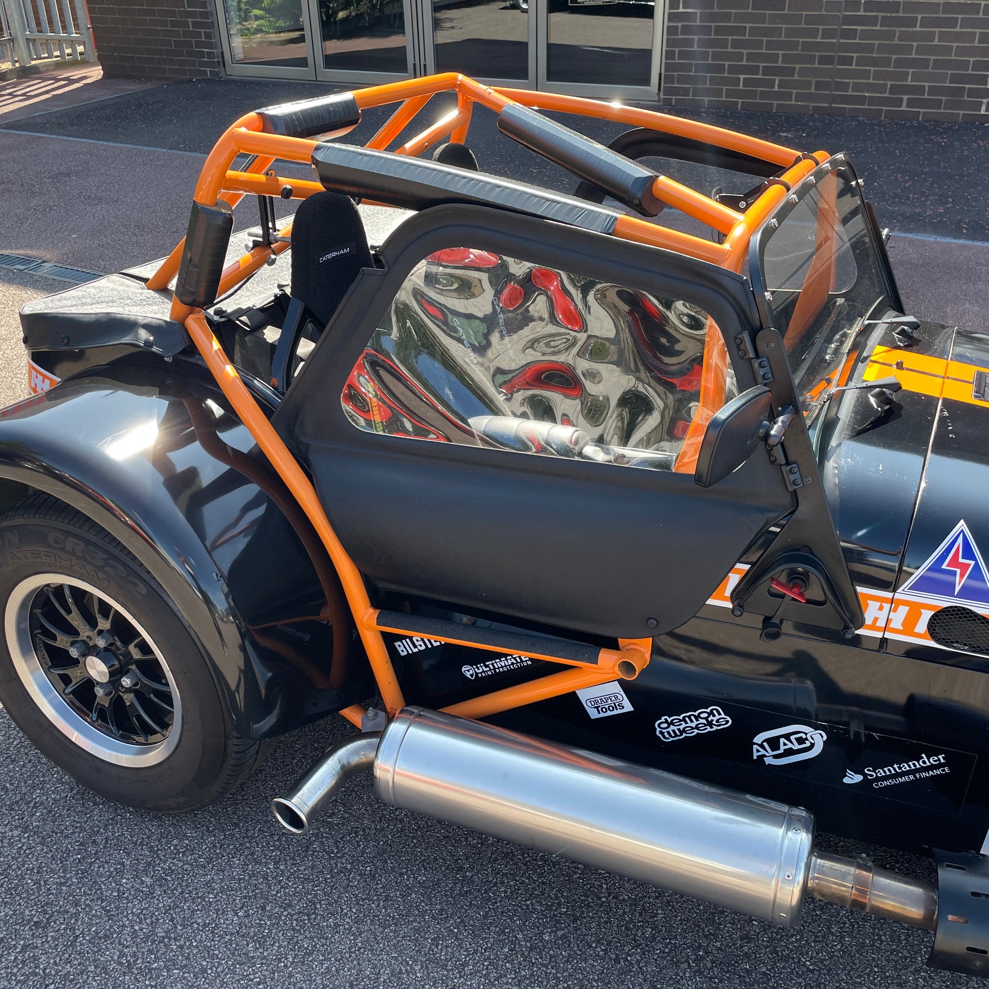 2018 CATERHAM ACADEMY - BARE ALUMINIUM BODY WITH BLACK WINGS AND NOSECONE