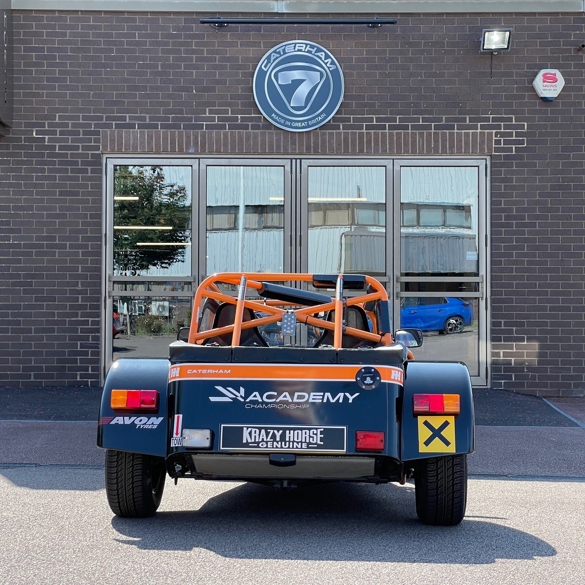 2018 CATERHAM ACADEMY - BARE ALUMINIUM BODY WITH BLACK WINGS AND NOSECONE