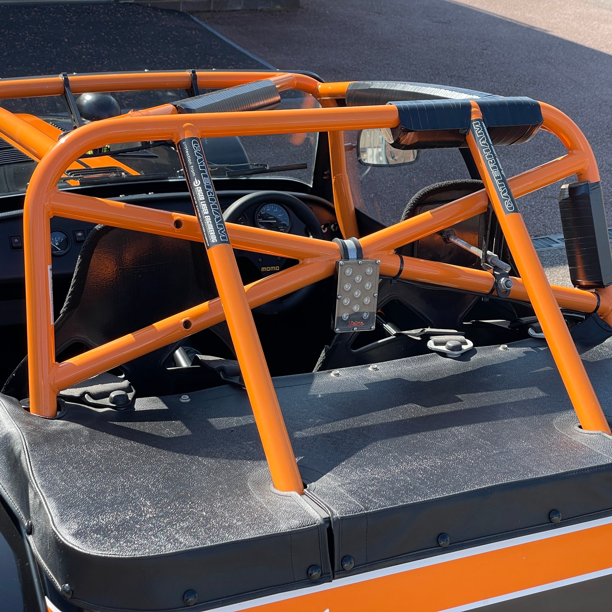 2018 CATERHAM ACADEMY - BARE ALUMINIUM BODY WITH BLACK WINGS AND NOSECONE