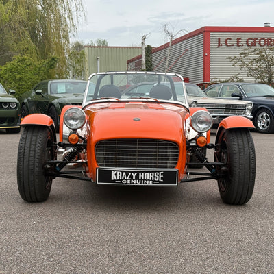 20/70 CATERHAM SUPER SEVEN 1600 LARGE CHASSIS - BURNT ORANGE WITH BLACK