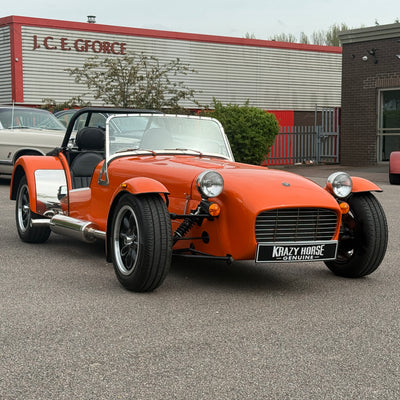 20/70 CATERHAM SUPER SEVEN 1600 LARGE CHASSIS - BURNT ORANGE WITH BLACK