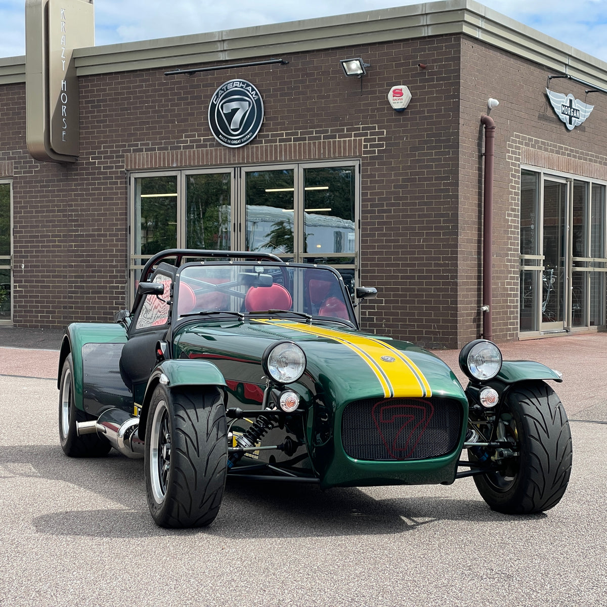 SOLD - 21/71 CATERHAM SEVEN 360R STANDARD CHASSIS - OLD F1 GREEN WITH BLACK LEATHER