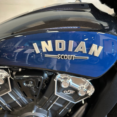 Indian Scout Bobber Icon - Black Azure Crystal Paint