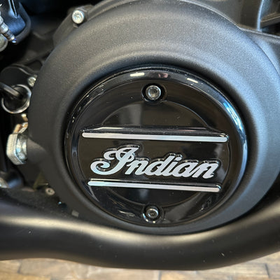 Indian Scout Bobber Icon - Black Azure Crystal Paint