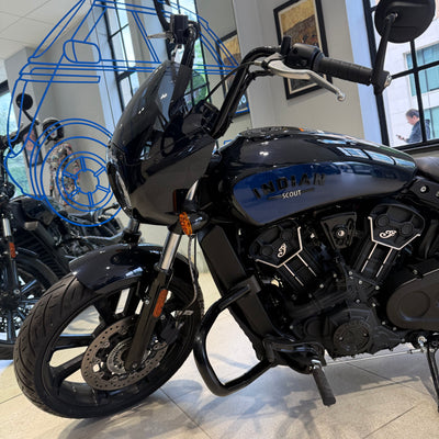 2023 Indian Scout Rogue - Black Azure Crystal - Preloved