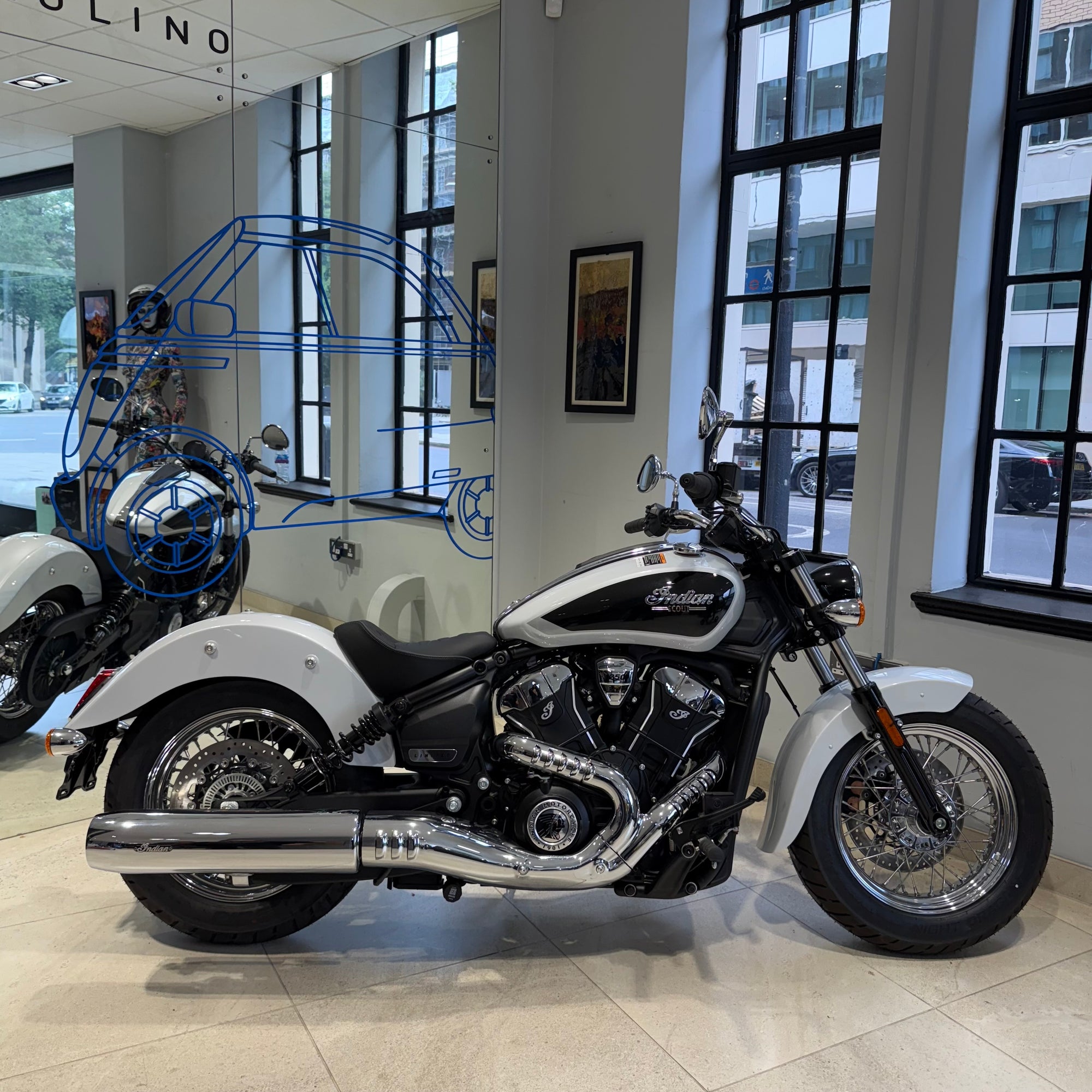 2025 Indian Scout Classic Limited +Tech - Ghost White Metallic