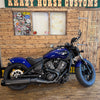 INDIAN SCOUT BOBBER LTD + TECH - Spirit Blue metallic