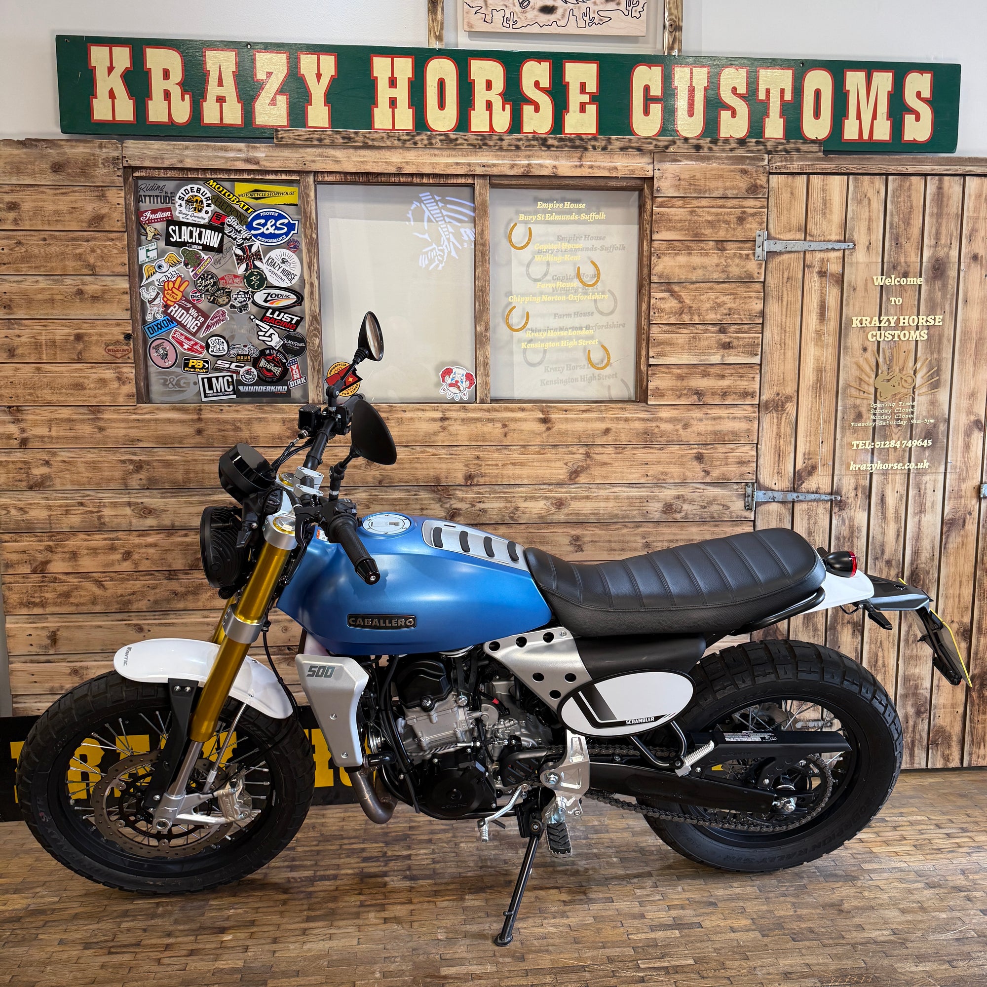 FANTIC Scrambler 500 - HISTORIC BLUE - PreLoved