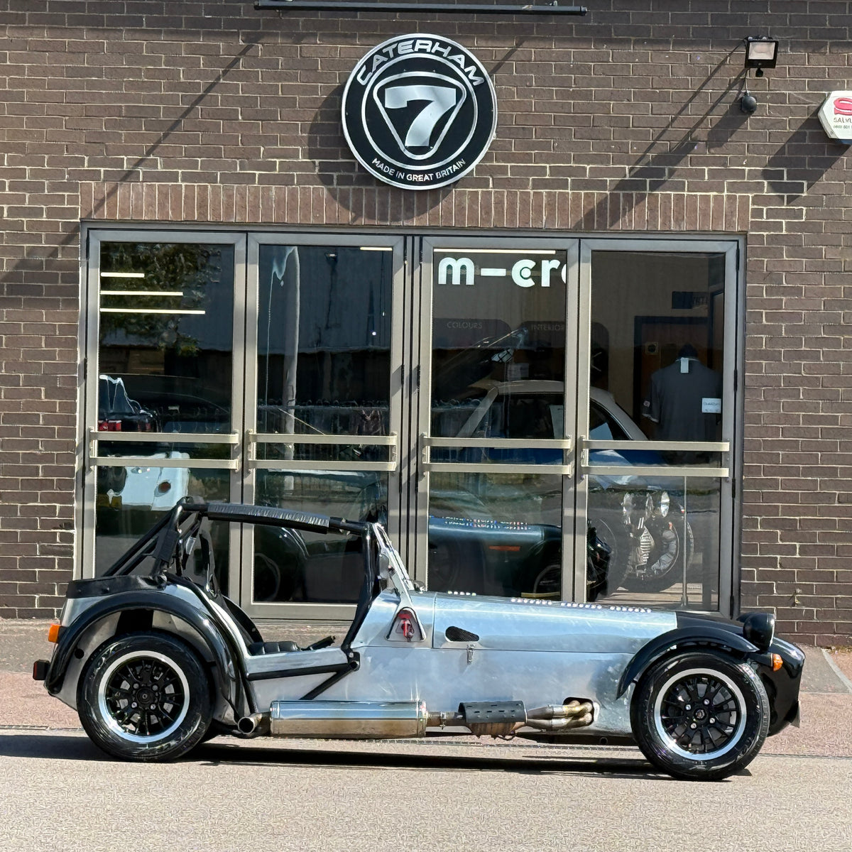 SOLD - 2022 CATERHAM ACADEMY - BARE ALUMINIUM BODY WITH BLACK WINGS AND NOSECONE