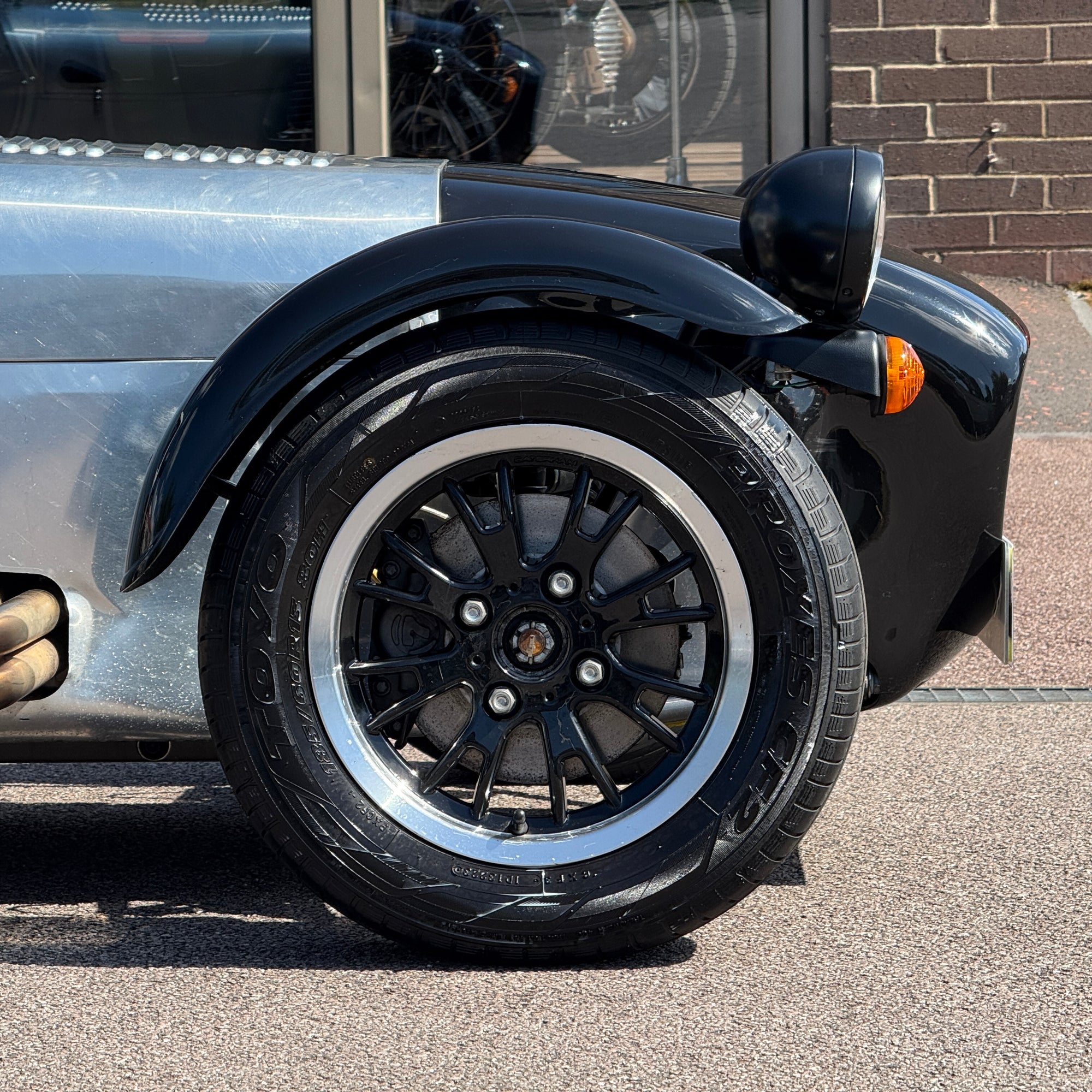 2022 CATERHAM ACADEMY - BARE ALUMINIUM BODY WITH BLACK WINGS AND NOSECONE