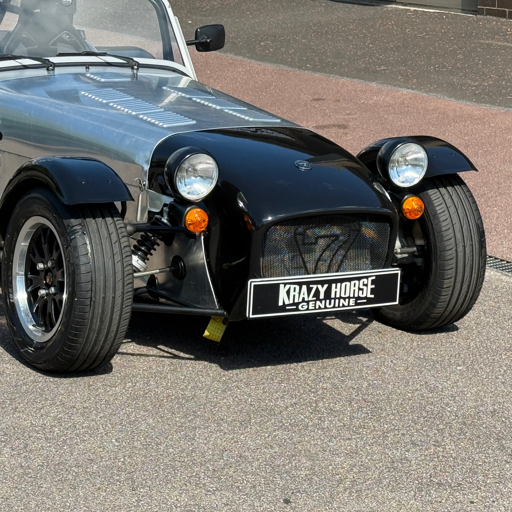 2022 CATERHAM ACADEMY - BARE ALUMINIUM BODY WITH BLACK WINGS AND NOSECONE