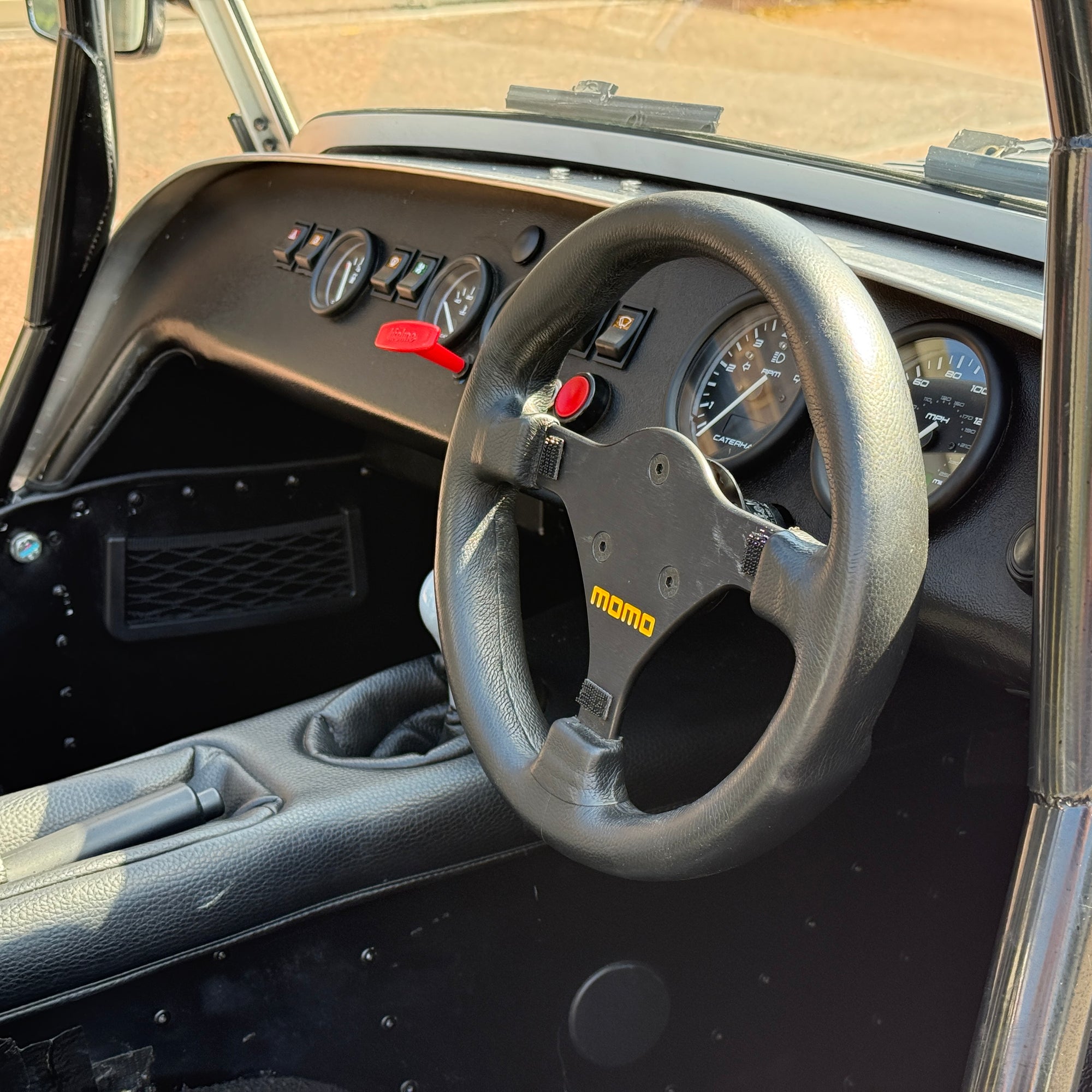 2022 CATERHAM ACADEMY - BARE ALUMINIUM BODY WITH BLACK WINGS AND NOSECONE