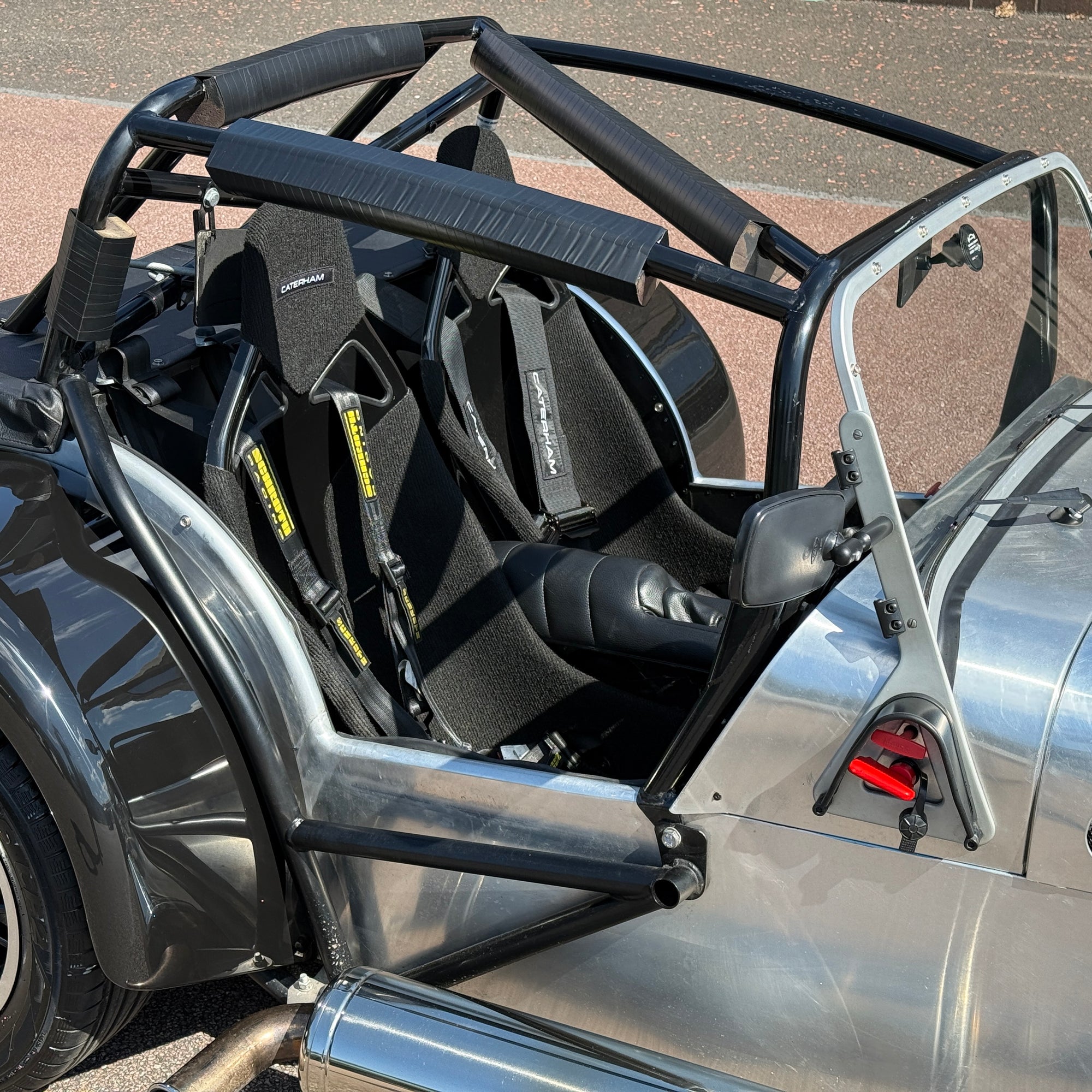 2022 CATERHAM ACADEMY - BARE ALUMINIUM BODY WITH BLACK WINGS AND NOSECONE
