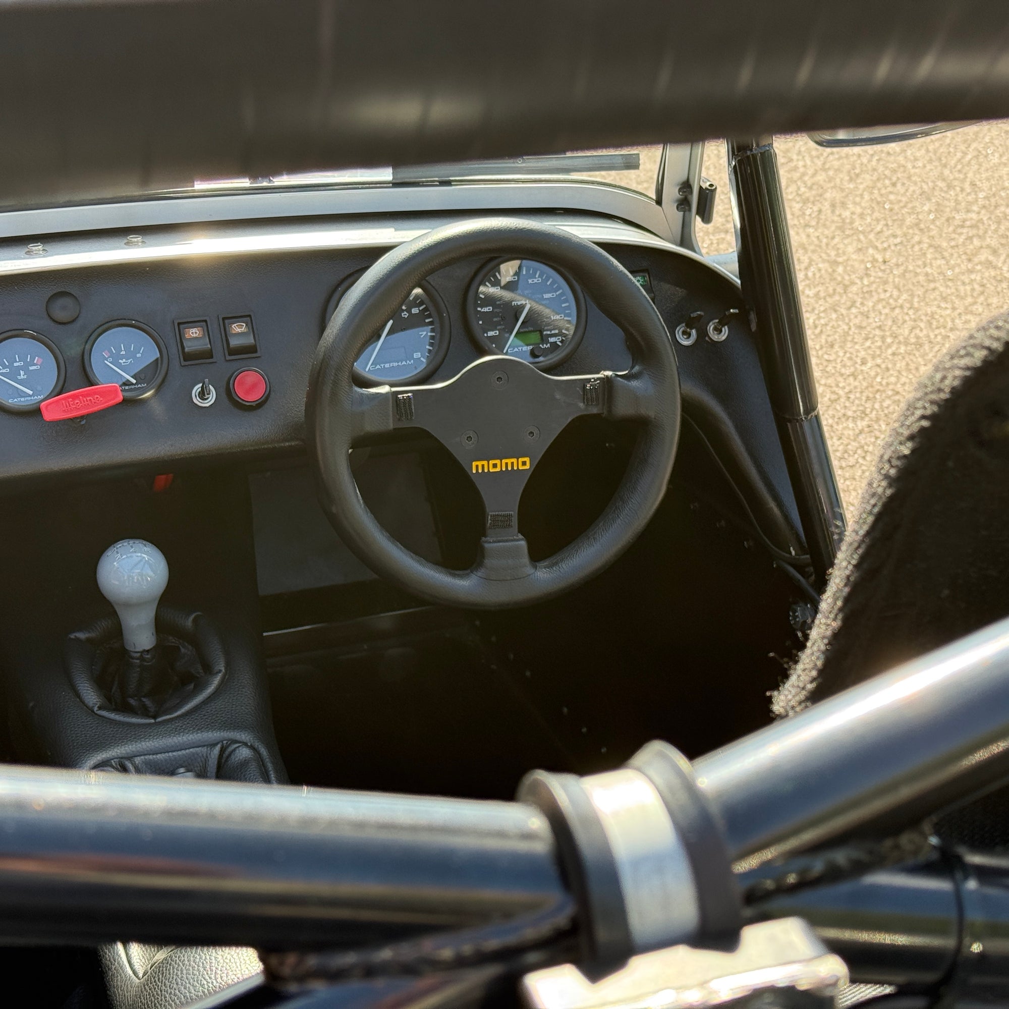 2022 CATERHAM ACADEMY - BARE ALUMINIUM BODY WITH BLACK WINGS AND NOSECONE