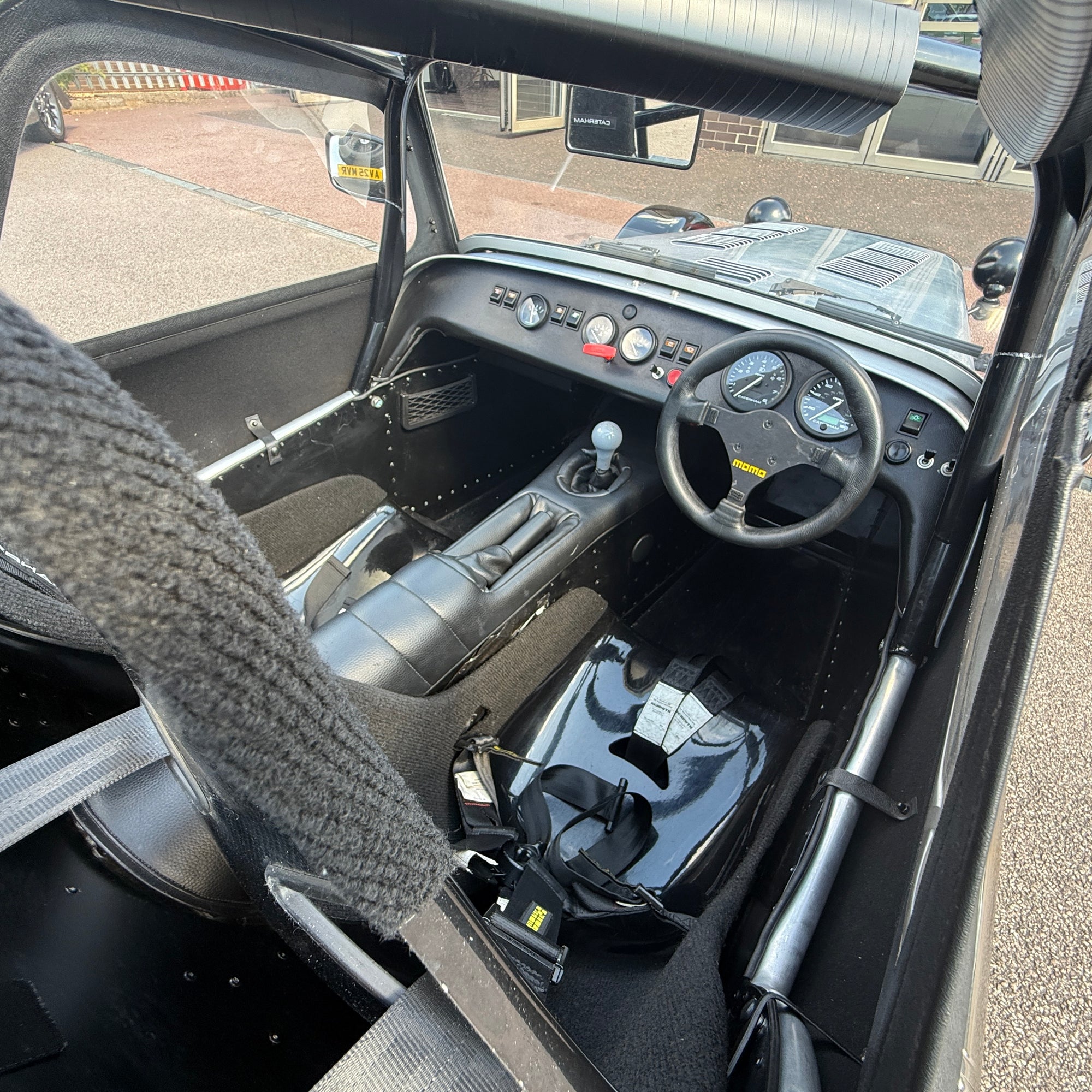 2022 CATERHAM ACADEMY - BARE ALUMINIUM BODY WITH BLACK WINGS AND NOSECONE