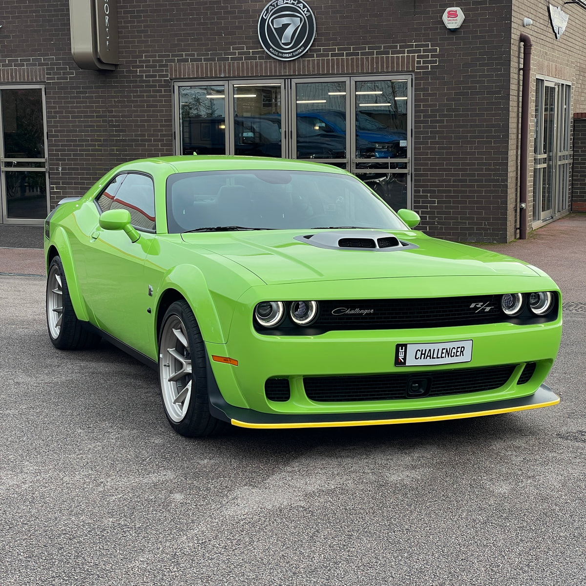 SOLD - DODGE CHALLENGER R/T SCAT PACK WIDEBODY - SWINGER LAST CALL  SUBLIME WITH BLACK