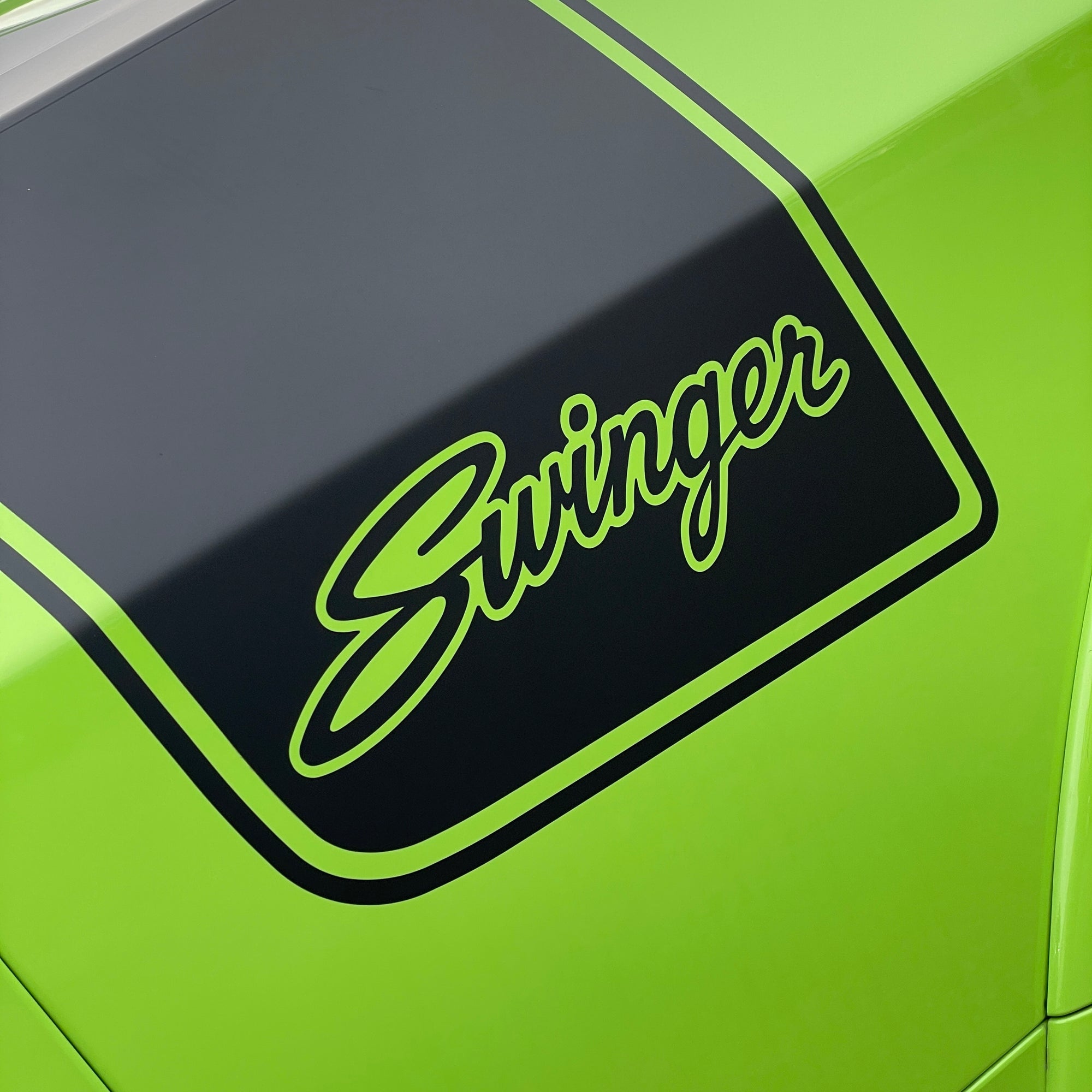 DODGE CHALLENGER R/T SCAT PACK WIDEBODY - SWINGER LAST CALL  SUBLIME WITH BLACK