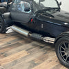 12/12 CATERHAM SEVEN ROADSPORT 150 LARGE CHASSIS - GRAVITY BLACK WITH BLACK LEATHER