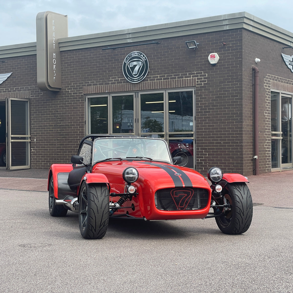 SOLD - CATERHAM SEVEN 420R SV - ARANCIO ARGOS WITH BLACK