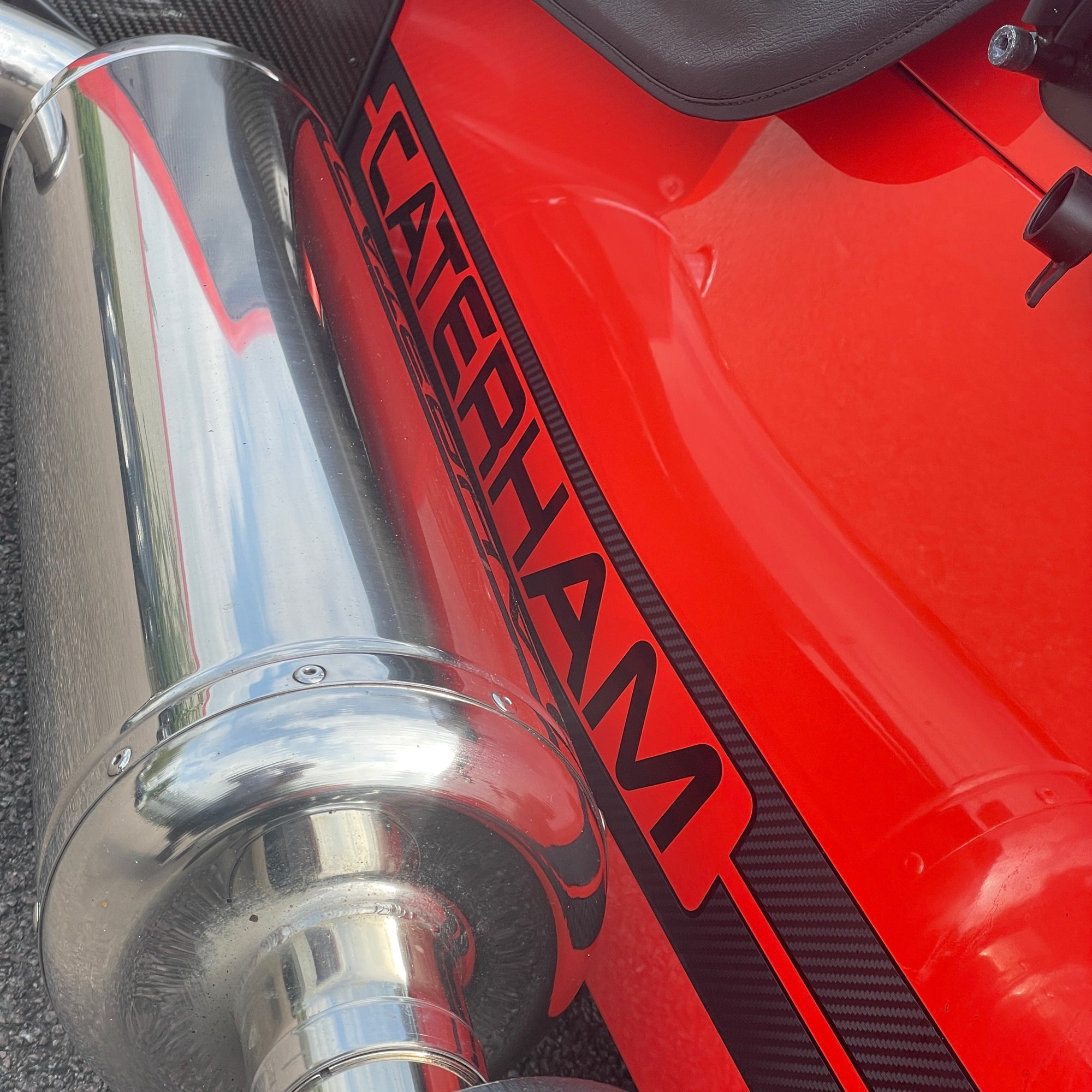 CATERHAM SEVEN 420R SV - ARANCIO ARGOS WITH BLACK