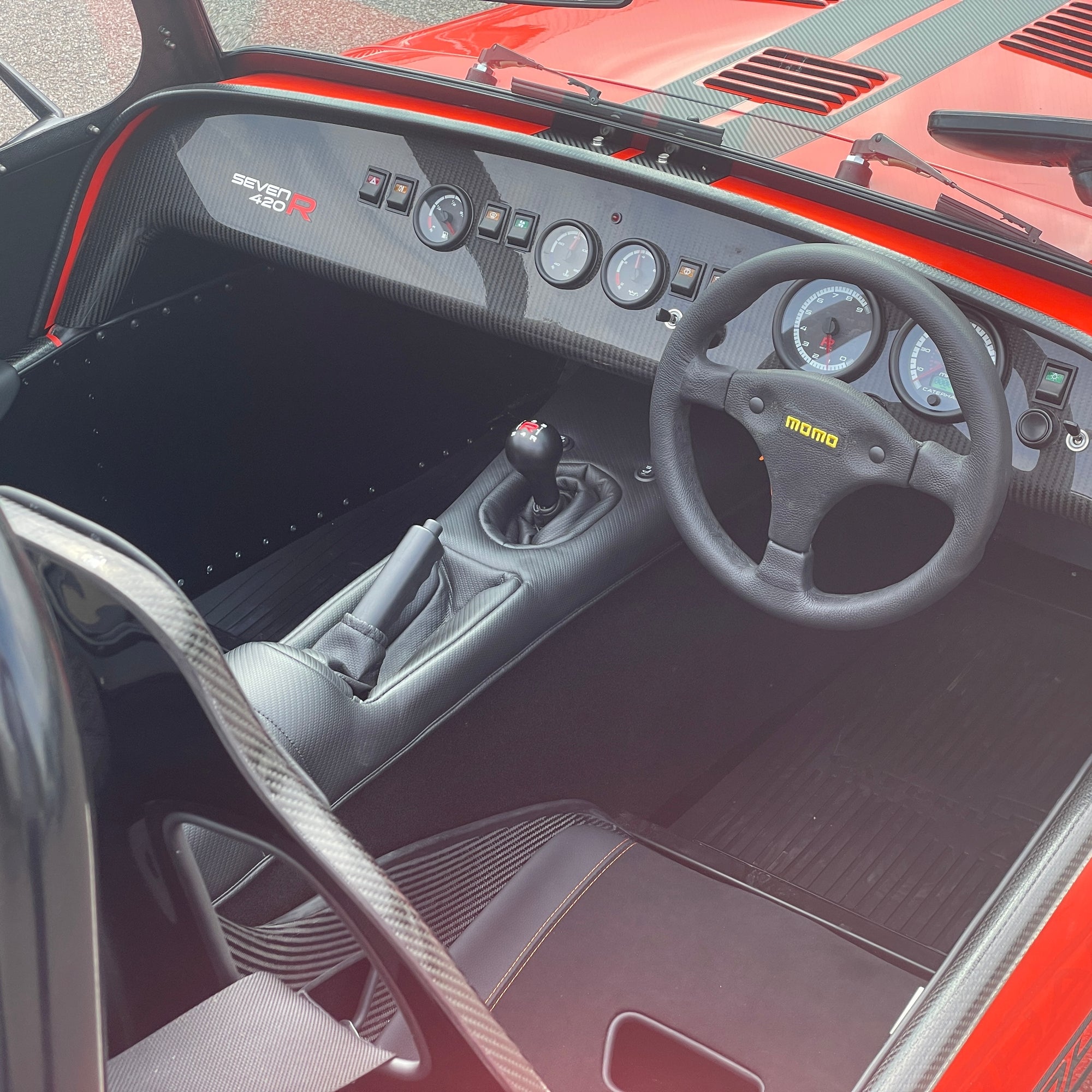 CATERHAM SEVEN 420R SV - ARANCIO ARGOS WITH BLACK