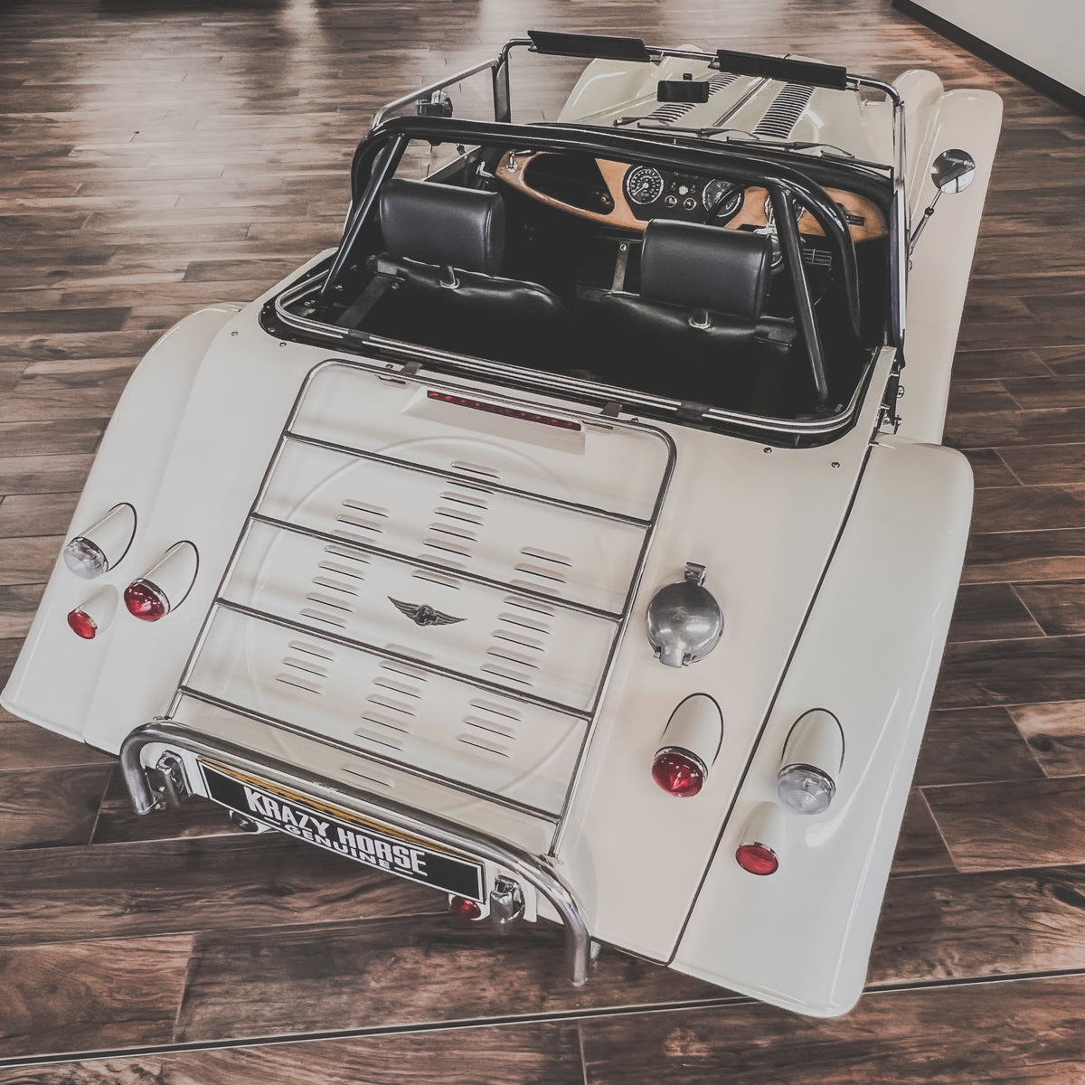 SOLD - Morgan Plus 4 Super Sport No. 55 of 62 - Morgan old English whi ...