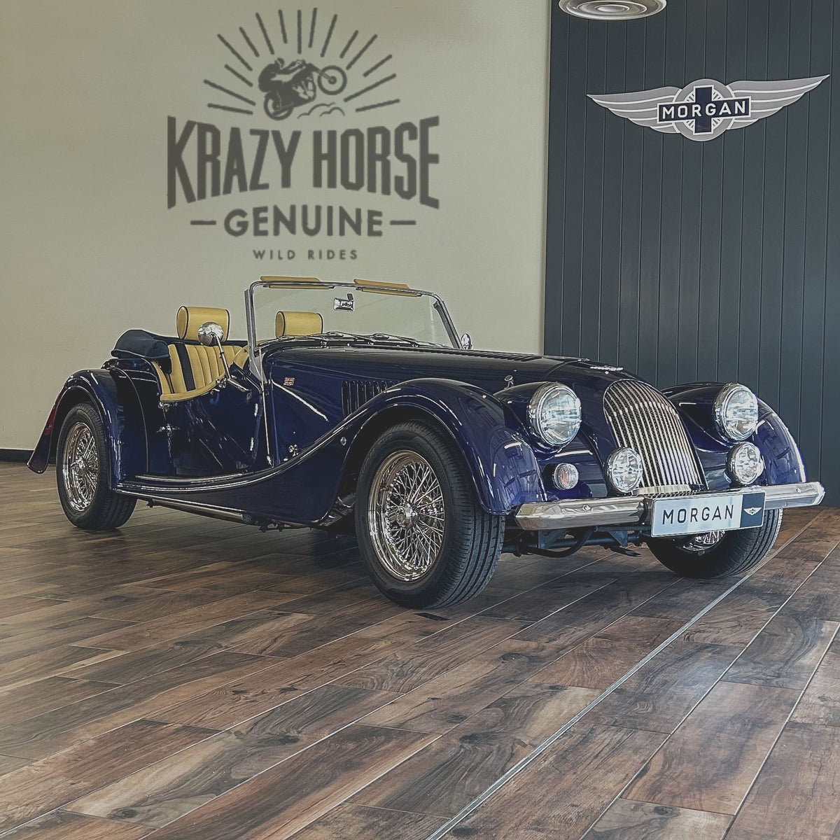 SOLD - Morgan Plus 4 Ford 2.0 Twin Cam 16V - Midnight Blue Metallic